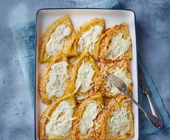 Crespelle prosciutto e mozzarella