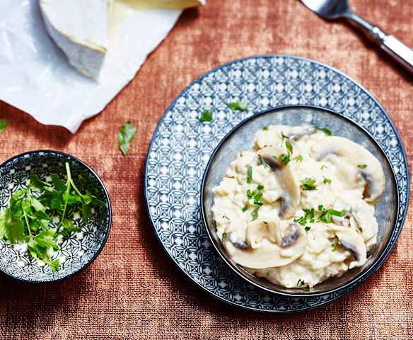 Risotto crémeux au camembert