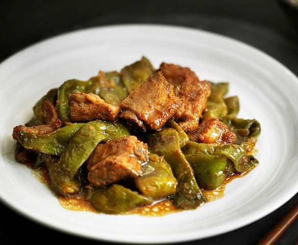 肉烧豆角 肉烧豆角