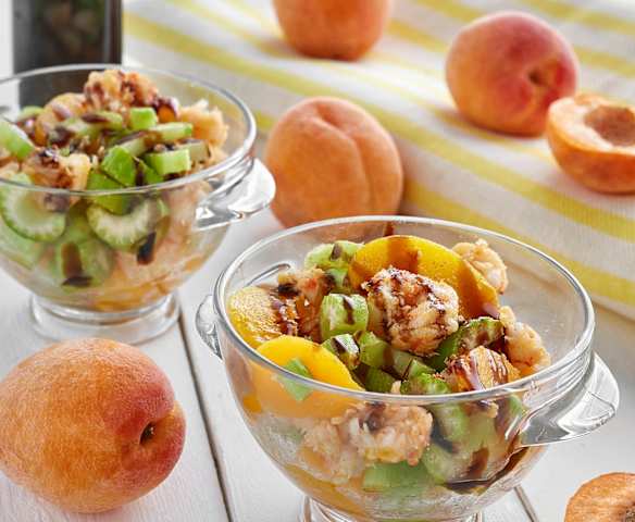 Mazzancolle alle albicocche