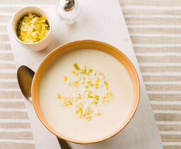 Sopa de nabo e alho-francês