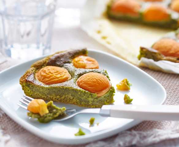 Tarte abricot-pistache