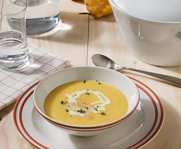 Crema de calabaza y membrillo Crema de calabaza y membrillo