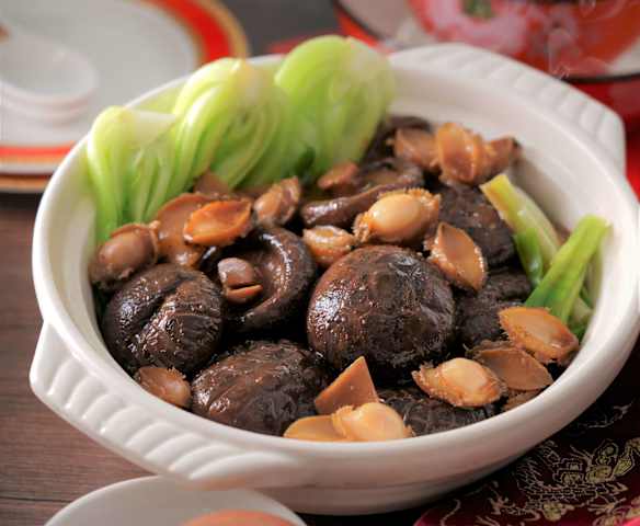 紅燒冬菇珍珠鮑