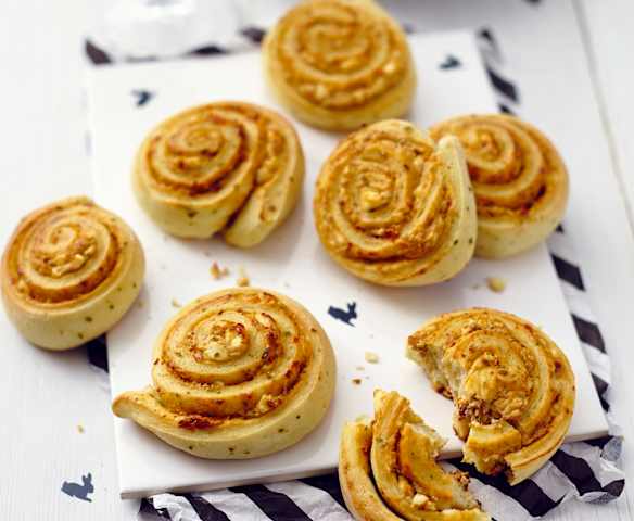 Bärlauch-Tomaten-Schnecken