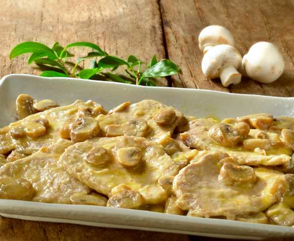 Krůtí plátky na houbách