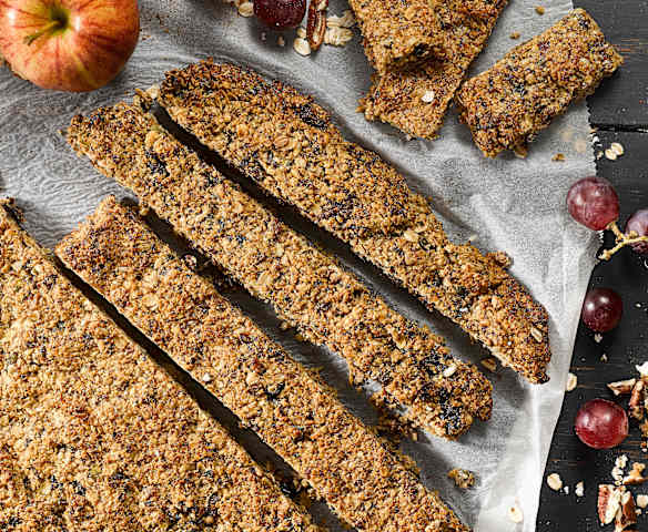 Müsli tyčinky se skořicí