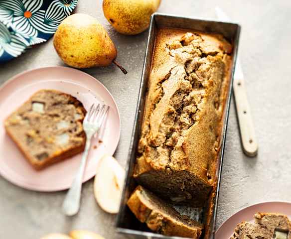 Cake poire-sarrasin