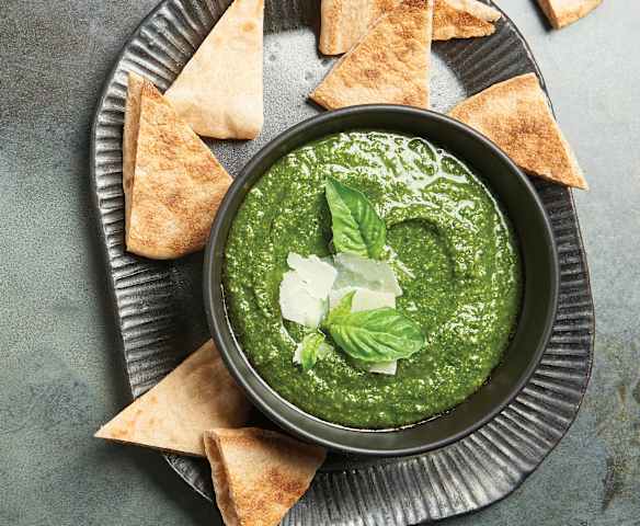 Pesto with Pita Breads (Danny Bowien)