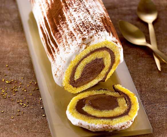 Décembre - Bûche choco caramel