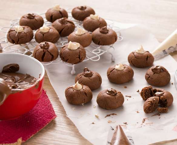 Galletas de crema de cacao y avellanas