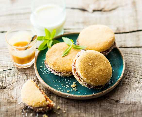 Alfajores (Biscuits fourrés à la confiture de lait)