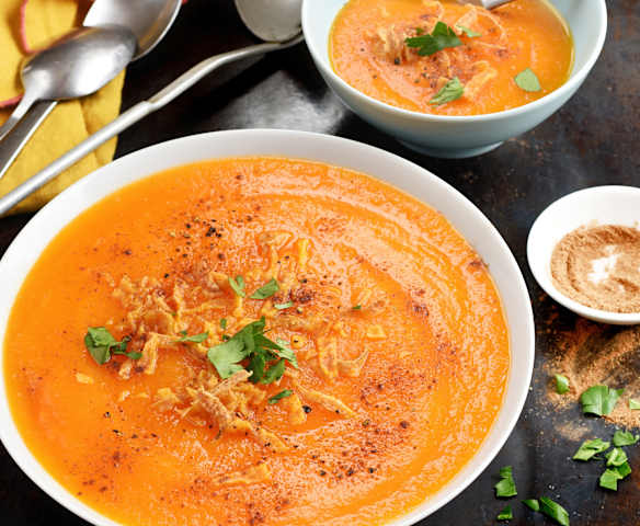 Soupe de potimarron aux épices Soupe de potimarron aux épices