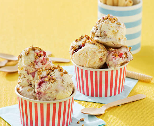 Helado de cheesecake