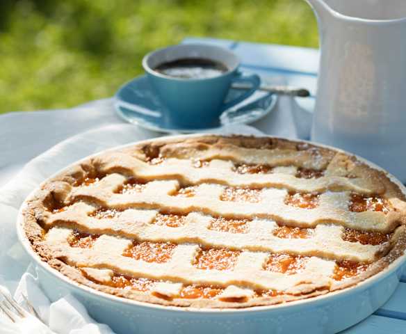 Fruchtige Marillentarte