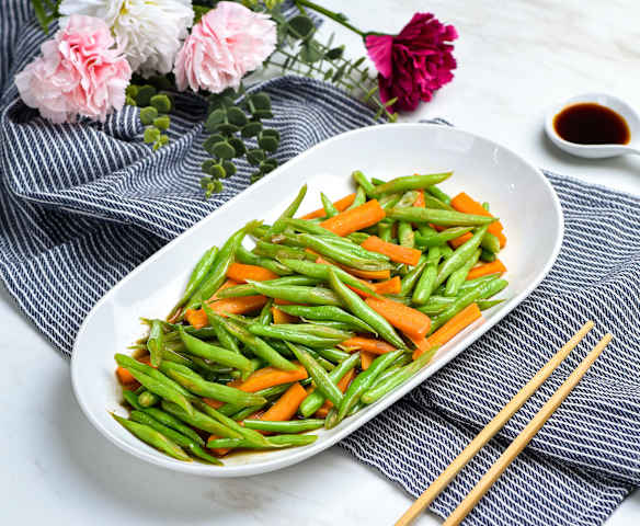 清炒四季豆 清炒四季豆