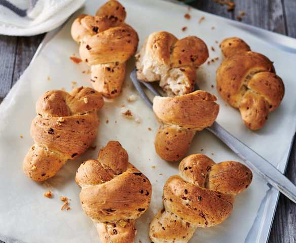 Speck-Röstzwiebel-Knoten