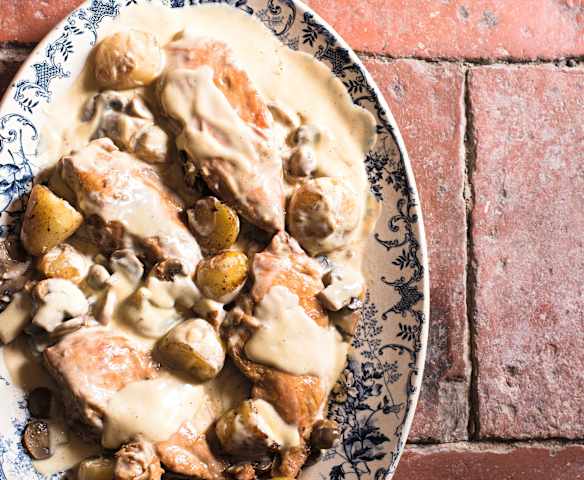 Poulet au jasnières