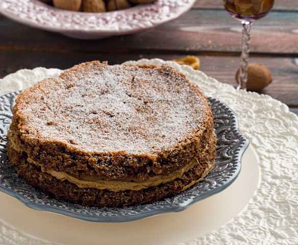 Torta mascarpone e noci
