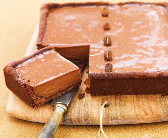 Tarte chocolat café