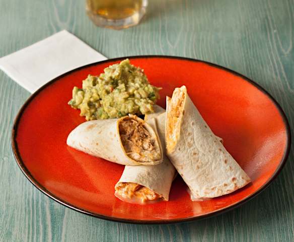 Burrito di pollo con salsa chipotle
