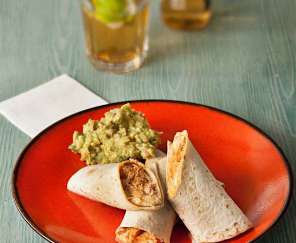 Chipotle Chicken Burrito with Salsa