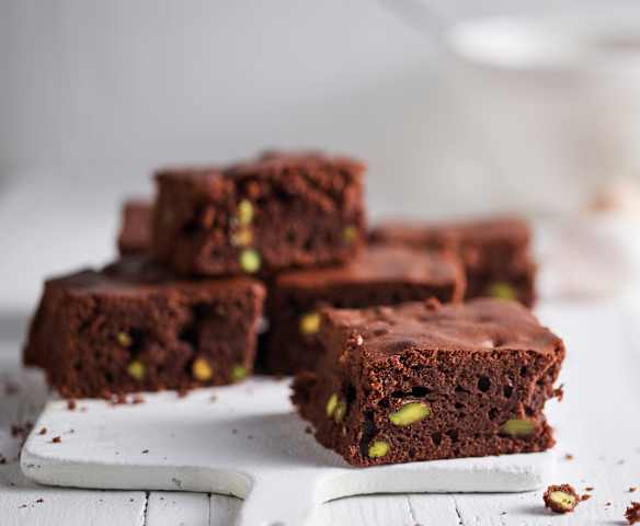 Brownies cioccolato e pistacchi