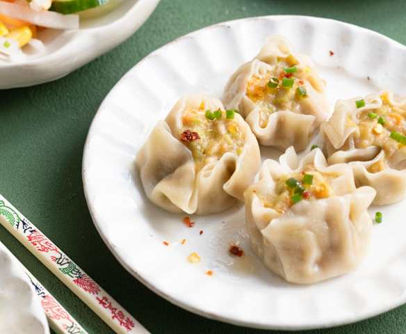 Siu mai à l'huile pimentée Siu mai à l'huile pimentée