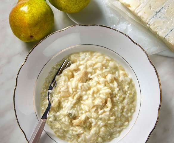 Pear and Gorgonzola Risotto