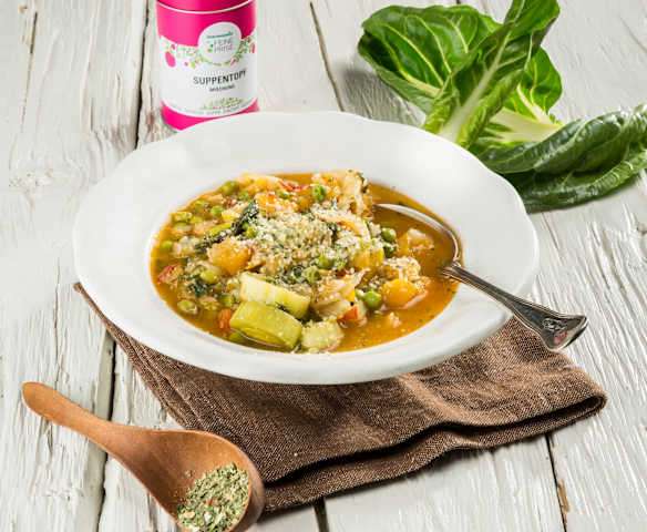 Schneller Gemüsesuppentopf