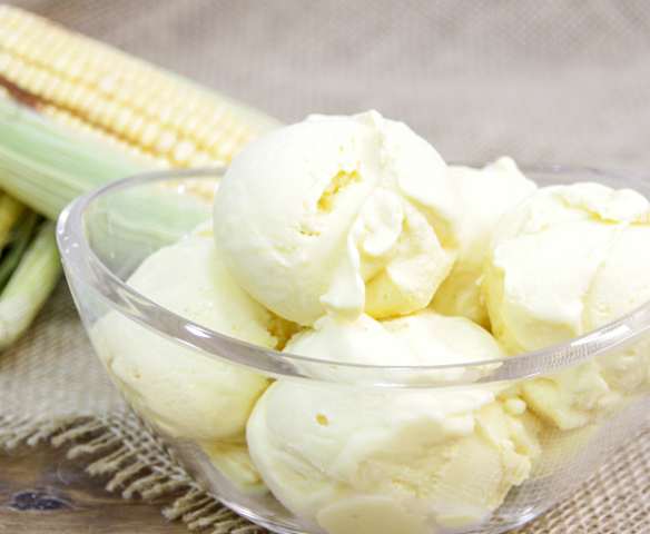 Sorvete de milho verde