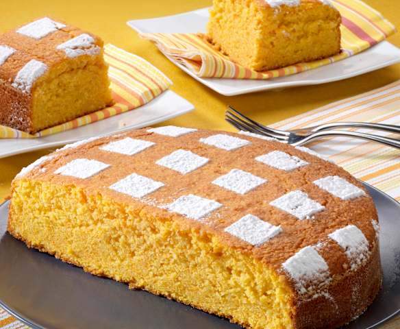 Torta di carote con farina di riso