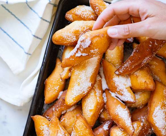 Beignets de carnaval à la fleur d’oranger