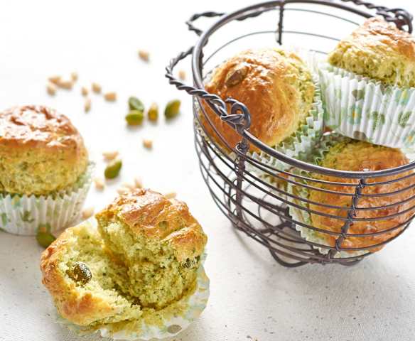 Muffins pistou/pistache