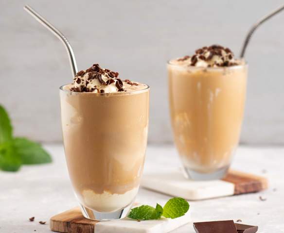 Czekoladowa kawa mrożona