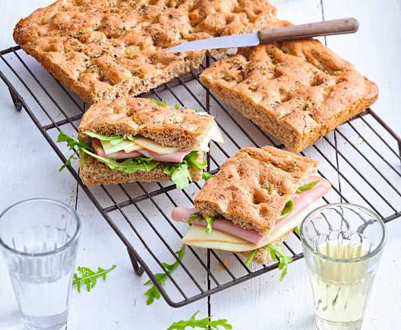 Focaccia aux herbes