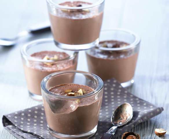 Entremets chocolat-noisette