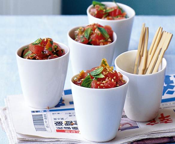 Tartare de thon rouge