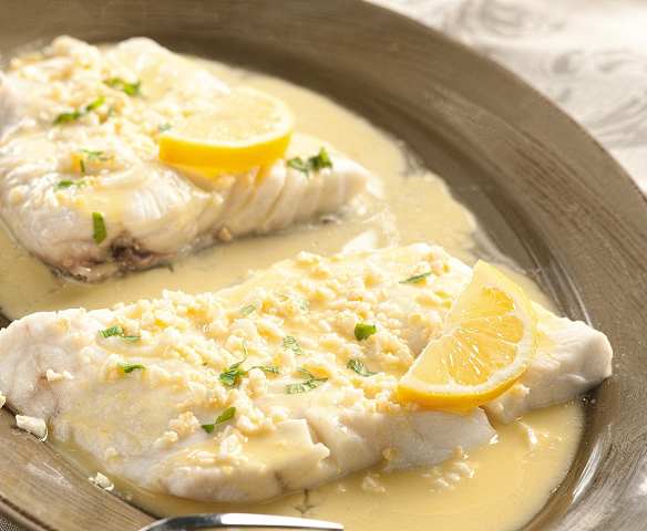 Mero en salsa de cítricos