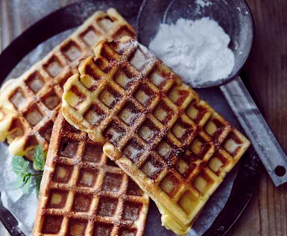 Ingwer-Marzipan-Waffeln Ingwer-Marzipan-Waffeln