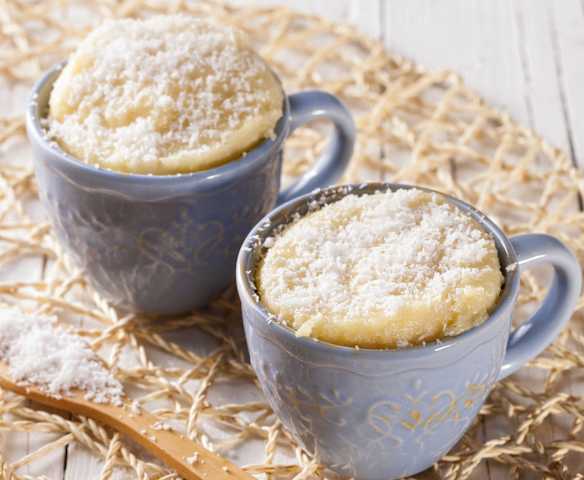 Mug cake con coco (Vegano)
