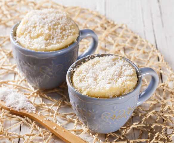 Mug cake vegan à la noix de coco