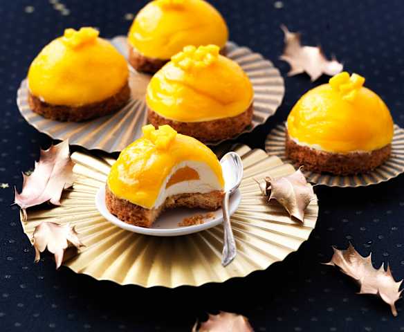Crémeux au fromage blanc sur sablé breton