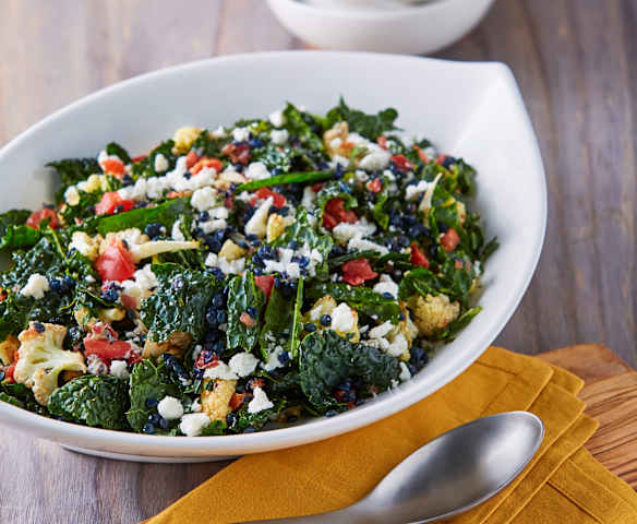 Lentil, Cauliflower and Kale Salad