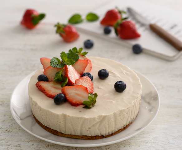 草莓乳酪蛋糕(無麩質)