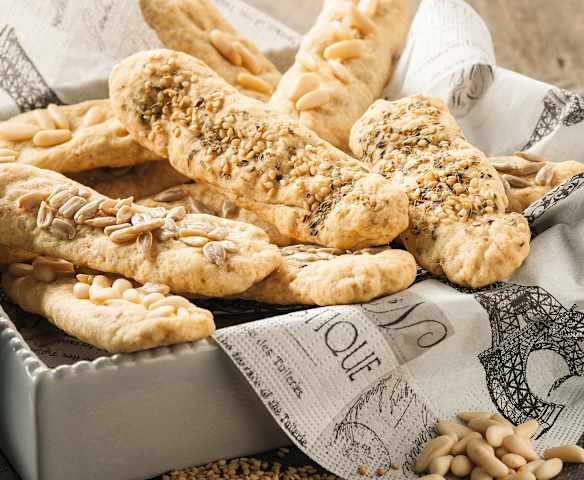 Barritas de cerveza con semillas