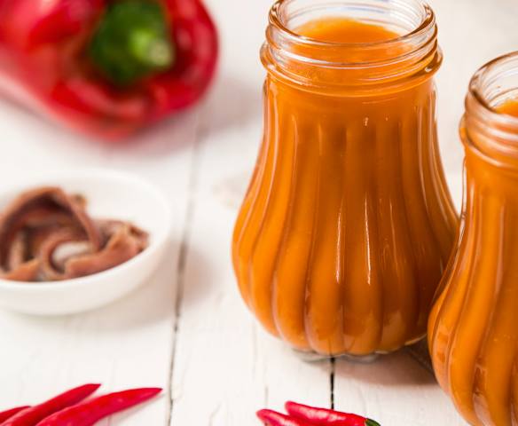 Salsa di peperoni in conserva