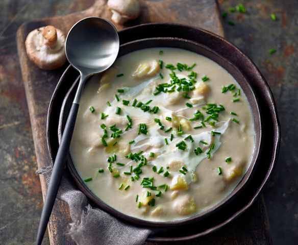 Gnocchi-Pilz-Rahmsuppe