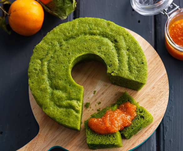 Bolo de espinafres e cenoura Bolo de espinafres e cenoura