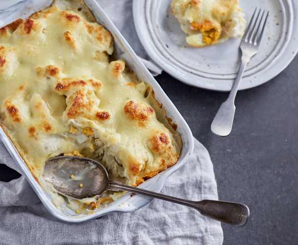 Zapiekanka z kalafiora i jajek